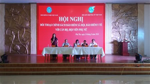 Hội LHPN Việt Nam tổ chức hội nghị Đối thoại về chính sách BHYT, BHXH cho hội viên, phụ nữ tại tỉnh Phú Thọ