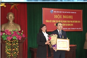 Hội LHPN huyện Thanh Ba tổ chức hội nghị tổng kết công tác Hội năm 2018, triển khai phương hướng nhiệm vụ năm 2019