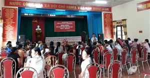 Khai giảng lớp Sơ cấp nghề chăn nuôi thú y tại xã Sơn Tình, huyện Cẩm Khê
