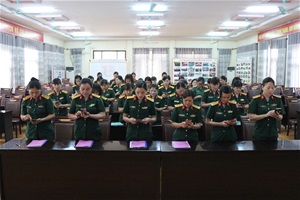 Hội Phụ nữ Bộ Chỉ huy quân sự tỉnh nhắn tin ủng hộ Chương trình “Đồng hành cùng phụ nữ biên cương”