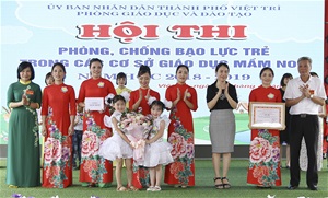 Việt Trì tổ chức hội thi phòng, chống bạo lực trẻ em