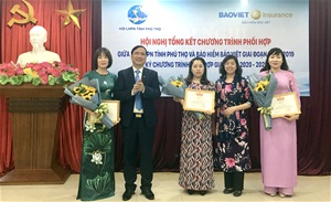 Sơ kết quy chế phối hợp công tác giữa BHXH tỉnh, Bảo hiểm Bảo Việt và Hội LHPN tỉnh