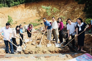 Khởi công xây dựng Mái ấm tình thương cho phụ nữ nghèo tại huyện Đoan Hùng