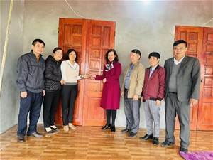 Hỗ trợ Nhà Đại đoàn kết cho hội viên phụ nữ tại xã Ngọc Đồng (Yên Lập)
