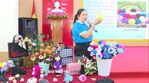 Hội LHPN thành phố Việt Trì ra mắt mô hình Phụ nữ khởi nghiệp “Đan móc thủ công”