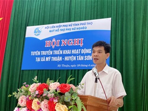 Quỹ hỗ trợ phụ nữ nghèo mở rộng địa bàn hoạt động tại xã Mỹ Thuận, huyện Tân Sơn