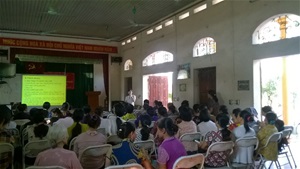 Hội LHPN huyện Thanh Ba tổ chức tuyên truyền các nội dung chủ đề năm 2019 “An toàn cho phụ nữ và trẻ em” 