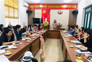 Thanh Sơn: Tổ chức Hội nghị BCH bầu Ủy ban Kiểm tra Hội LHPN huyện 