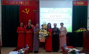 Gặp mặt cán bộ Tỉnh Hội phụ nữ hưu trí nhân kỷ niệm 88 năm Ngày thành lập Hội LHPN Việt Nam 