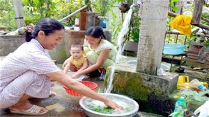 Tăng mức tín dụng cho công trình nước sạch nông thôn