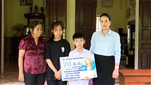 Hiệu quả từ chương trình Mẹ đỡ đầu của Hội LHPN huyện Thanh Ba
