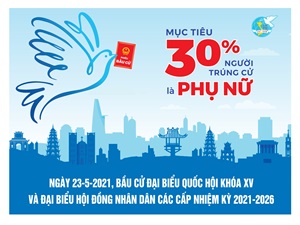 Pano và sản phẩm truyền thông bầu cử của Hội LHPN Việt Nam