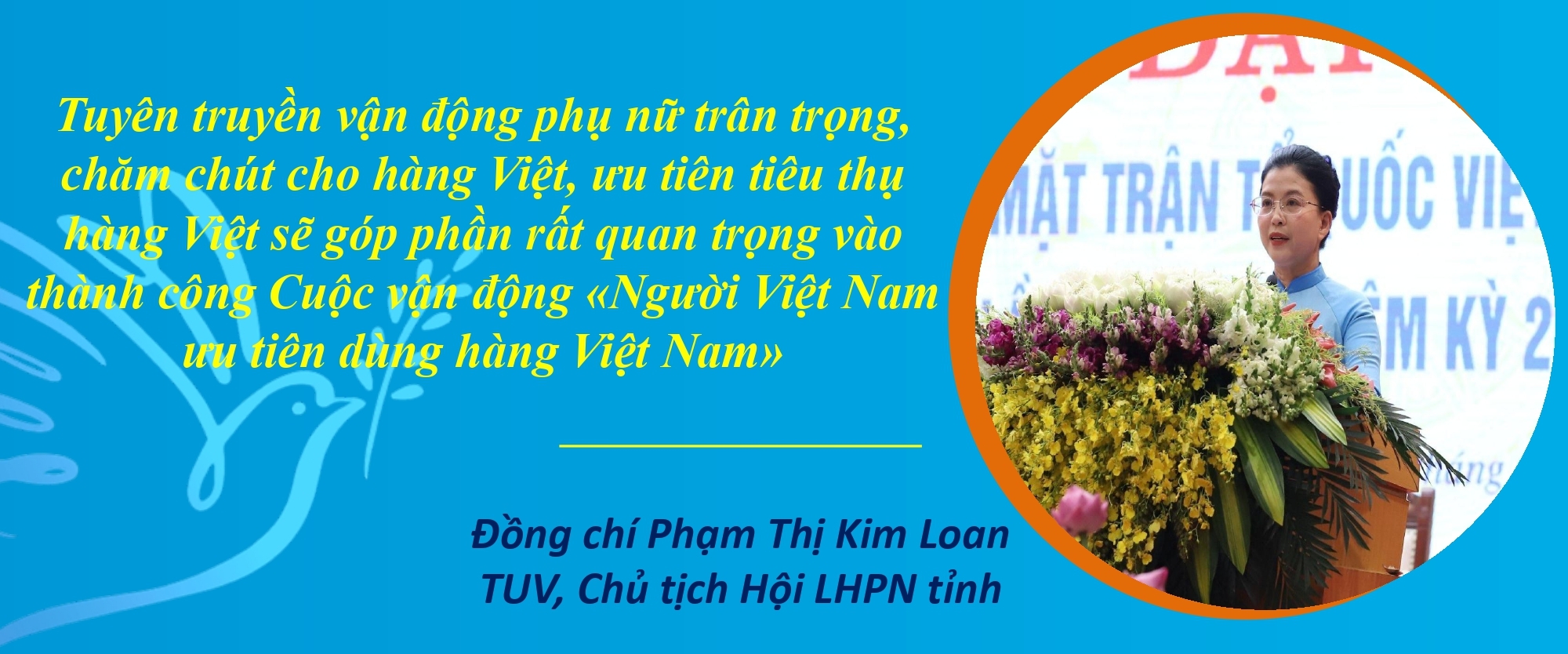 Đẩy mạnh tuyên truyền cán bộ, hội viên phụ nữ tích cực hưởng ứng Cuộc vận động “Người Việt Nam ưu tiên dùng hàng Việt Nam”
